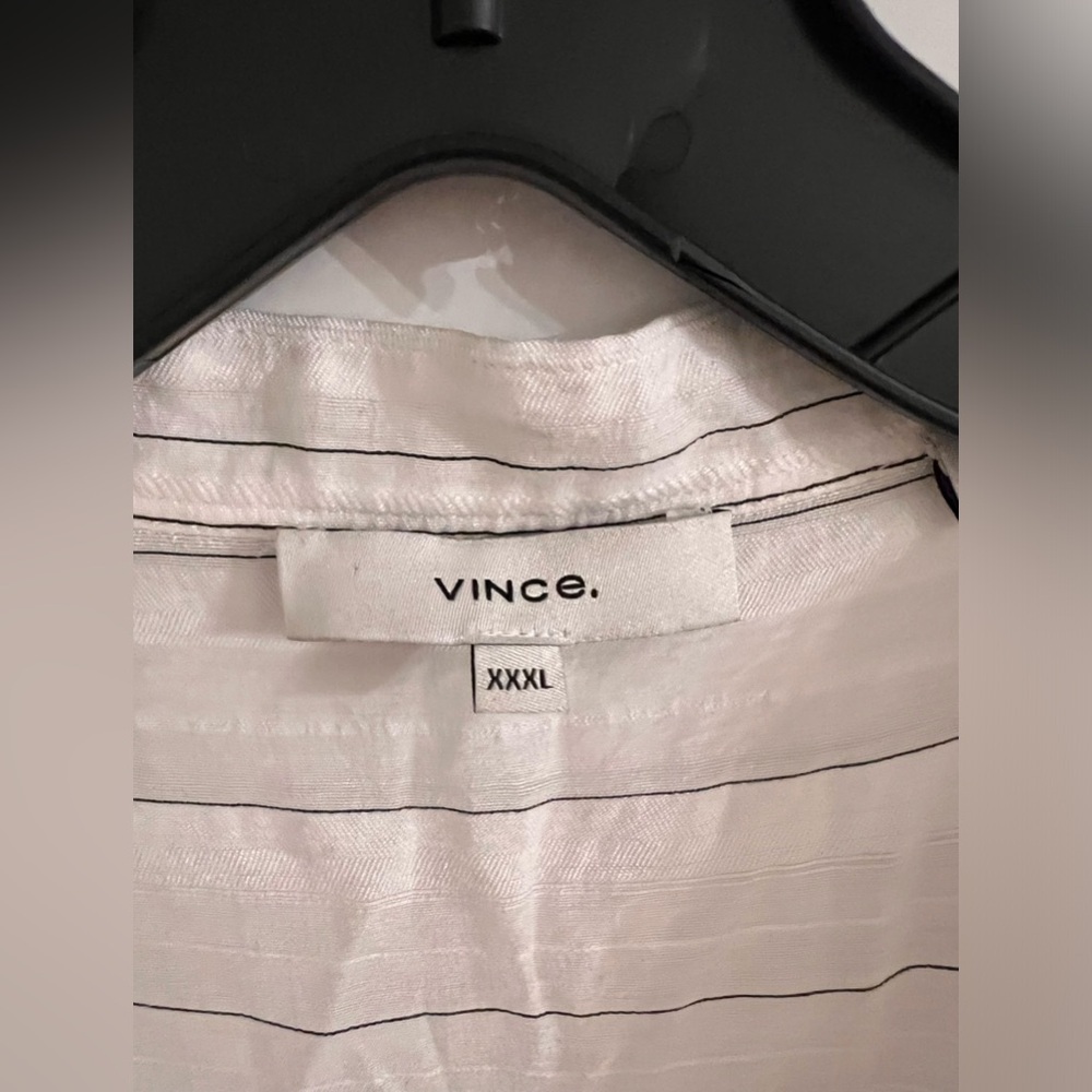 Vince white blouse shirt top.  B1 - Picture 5 of 5